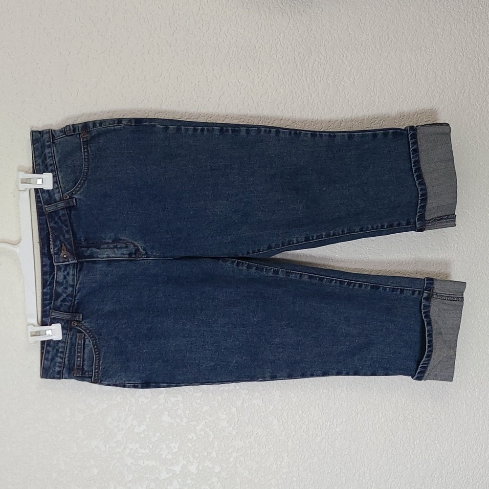 Axcess denim capris, 10, EUC